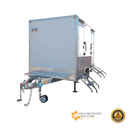 4m Dual Toilet Trailer